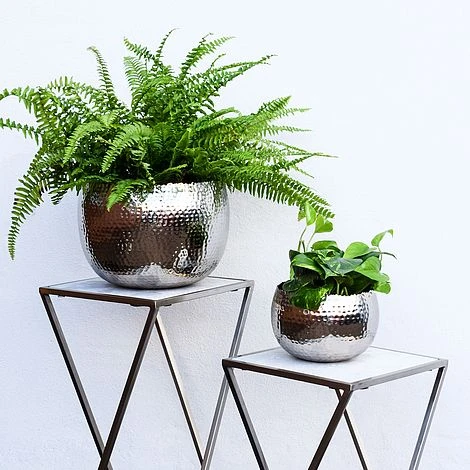 Hammered Bowl Nickel/Black 30Cm - Image 2