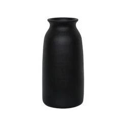 Akemi Vase Tall Carbon Black H32CM W16CM