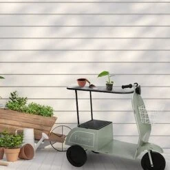 Idooka Green Metal Scooter Side Table