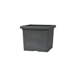 Tuscany Planter Square 37cm Black Effect