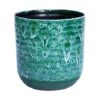 Emerald Reactive Glaze Planter H21Cm D21Cm
