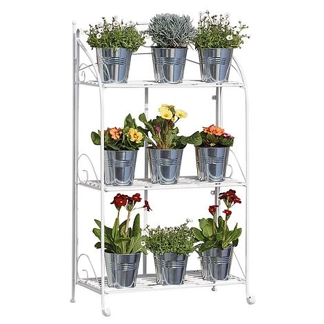 Three-tier Highbury Folding Metal Plant Stand - Image 11