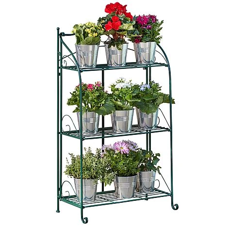 Three-tier Highbury Folding Metal Plant Stand - Image 9