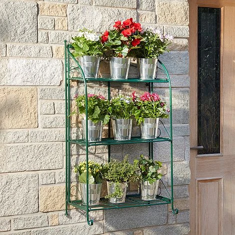 Three-tier Highbury Folding Metal Plant Stand - Image 4