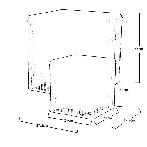 Idooka Black Round Trio Of Plant Pots - Image 6